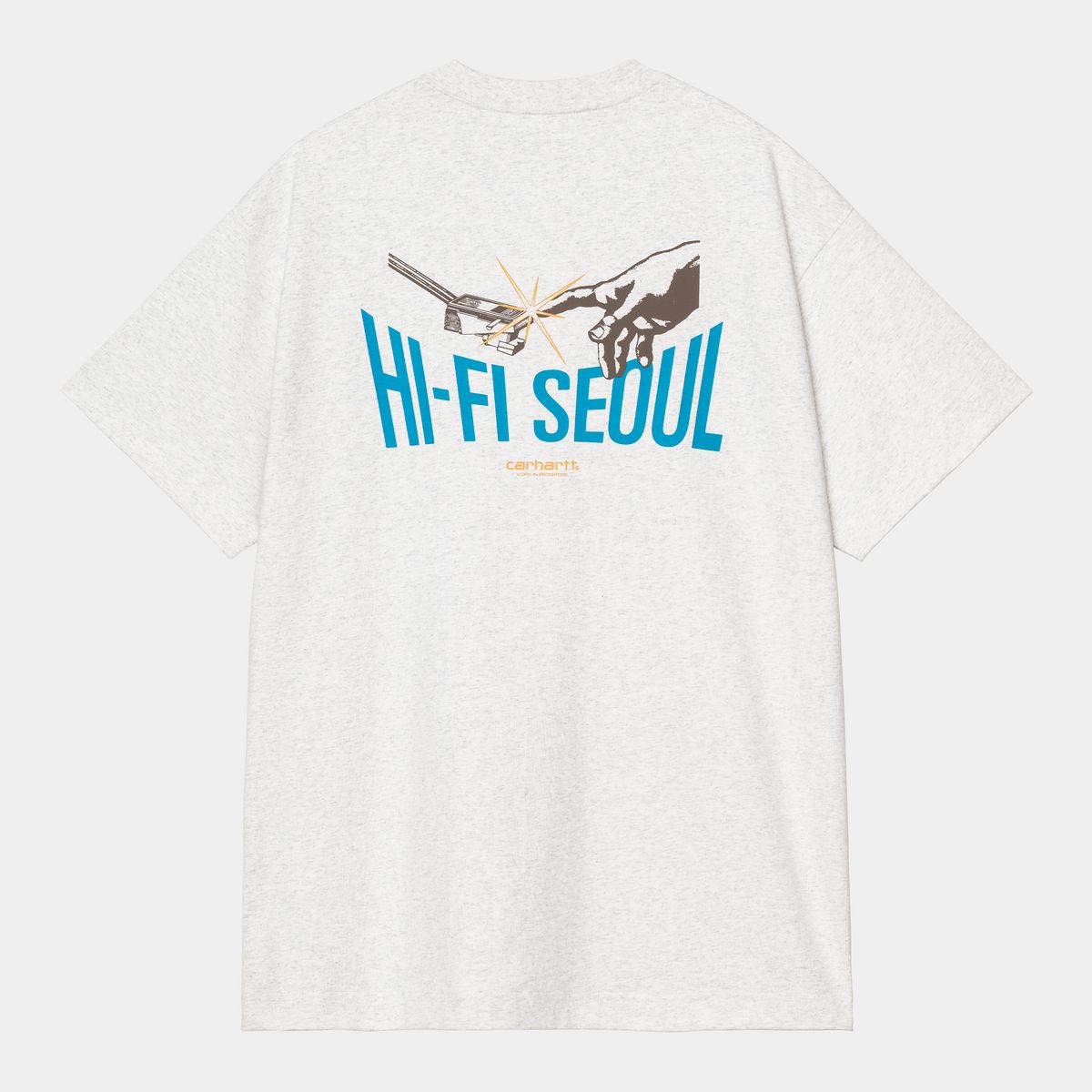 T-shirt Carhartt WIP Carhartt WIP Kompakt T-Shirt Grå | A252057_9, 1