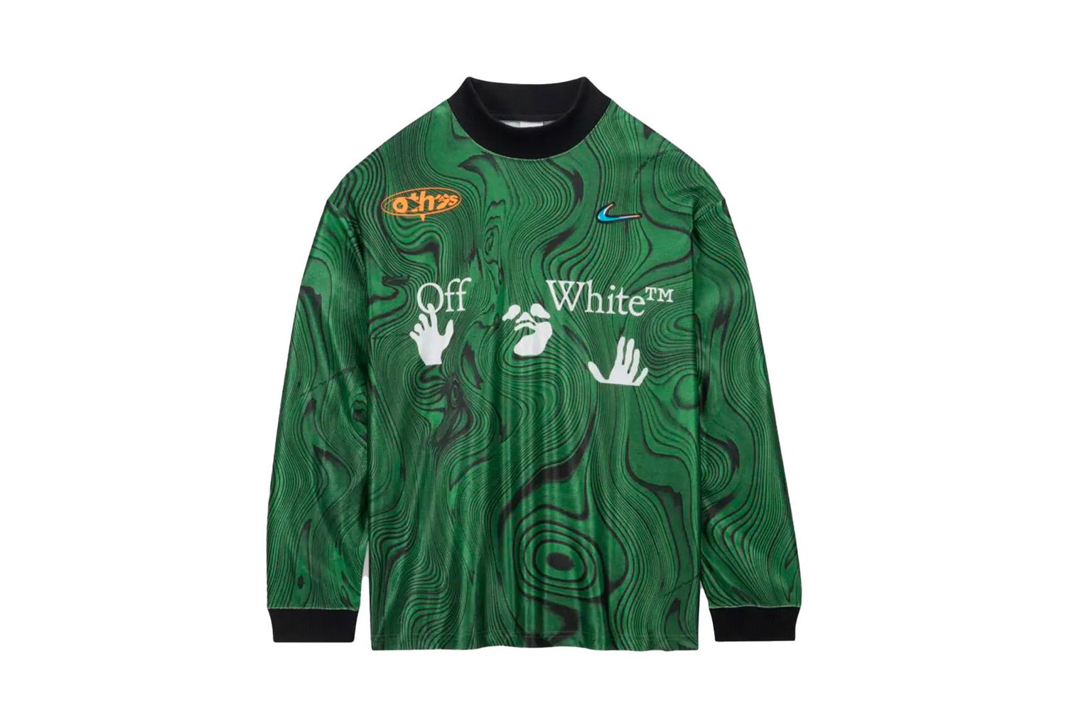 Jakke Nike x Off-White All-Over Print Grøn | FQ0997-389, 0
