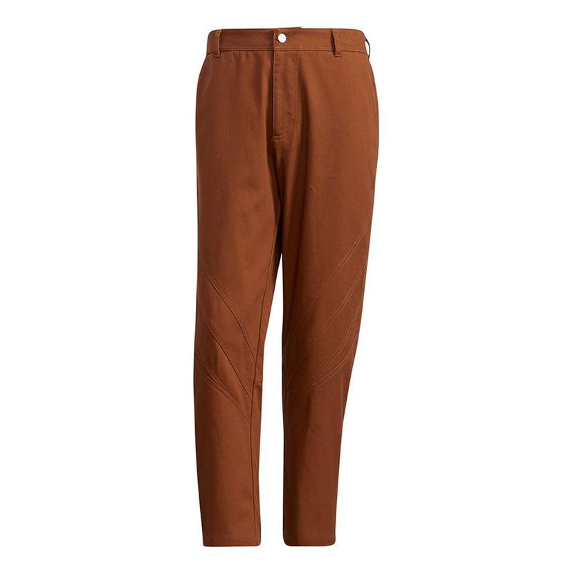 Bukser adidas Originals Straight Logo Pants Brun | H07086