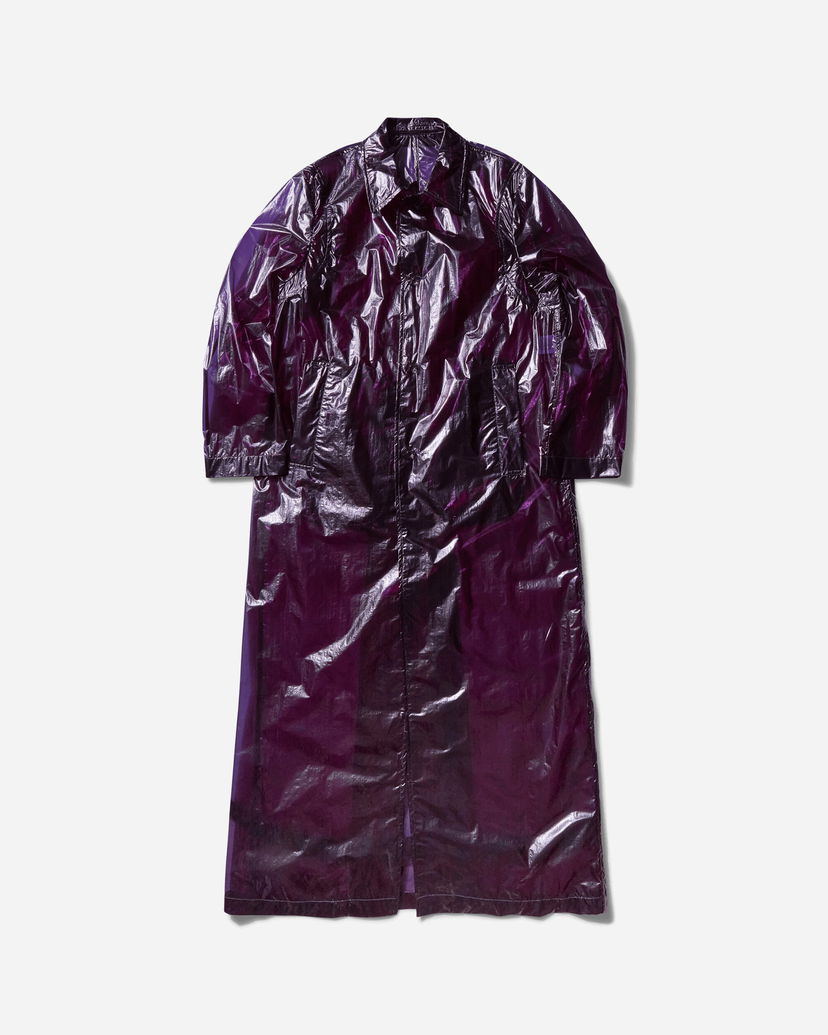 Trenchcoat Dries Van Noten Loose Fit Mac Lilla | 251-020214-1258 401