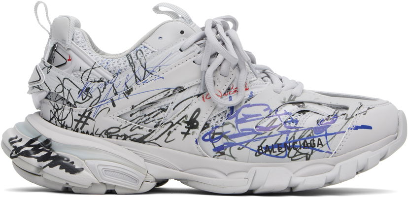 Sneakers og sko Balenciaga Balenciaga Track Autographe Hvid | 542023WTKAU