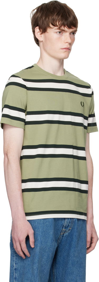 T-shirt Fred Perry Fred Perry Bold Stripe T-Shirt Grøn | M9852, 1