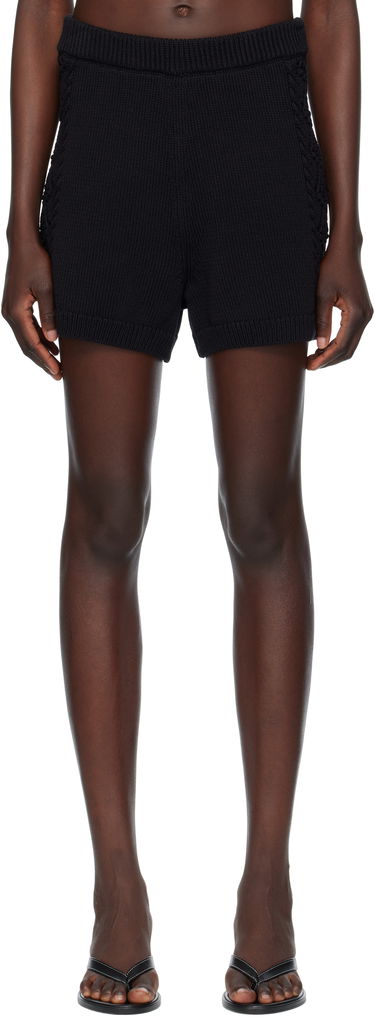 Shorts Loulou de Saison Loulou de Saison Andel Knit Shorts Sort | ANDEL, 0