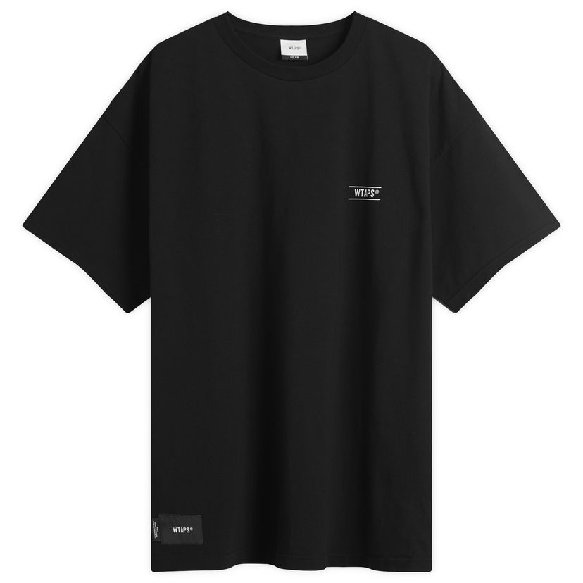 T-shirt WTAPS Containing 02 Crewneck Short Sleeve T-Shirt Sort | 251ATDT-STM10S-BLK