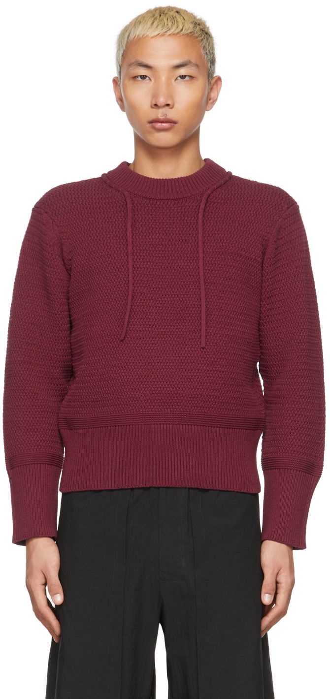 Sweater Craig Green Knot Detail Knit Sweater Rød | CGSS22CKNJU02