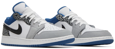 Sneakers og sko Jordan Air Jordan 1 Low SE "True Blue" GS Grå | DQ2514-140, 2