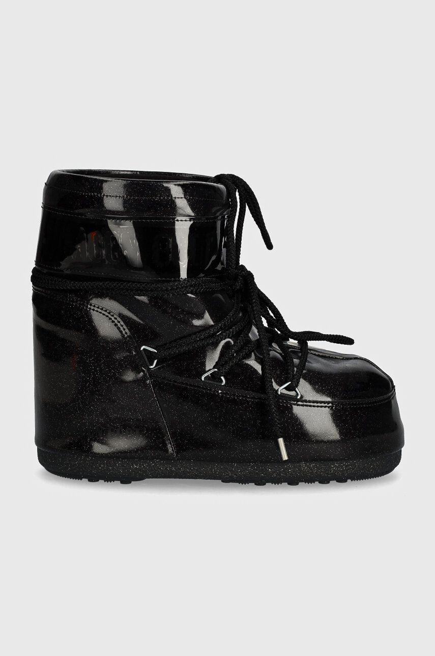 Sneakers og sko Moon Boot MB ICON LOW GLITTER Boots Sort | 80D1409440.N001, 1