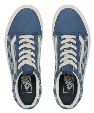 Sneakers og sko Vans Chaussures Denim Mix Old skool Mørkeblå | VN0A7Q5MBLU, 3