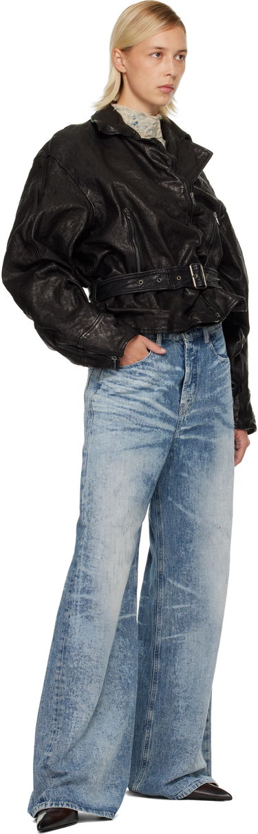 Jeans Diesel 1971 D-Sent 068ty Distressed Wide-Leg Jeans Blå | A21489 068TY, 3