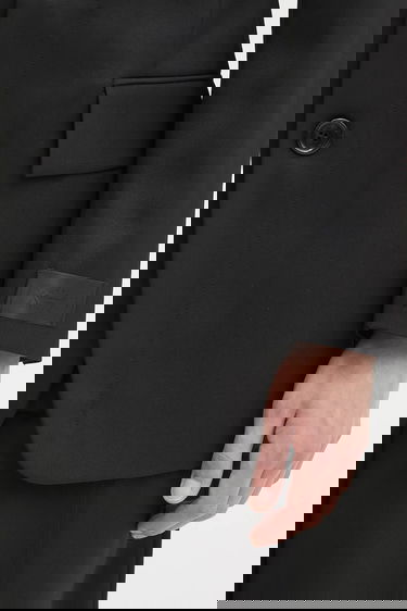 Jakke VETEMENTS VETEMENTS Fitted Zip Tailored Blazer Sort | UH76TJ500B, 3