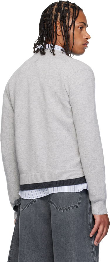 Sweater JW Anderson JW Anderson Layered Cardigan Grå | KW1434-YN0423, 2