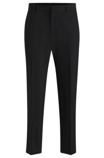 Bukser BOSS Modern-Fit Performance-Stretch Twill Trousers Sort | 50531277