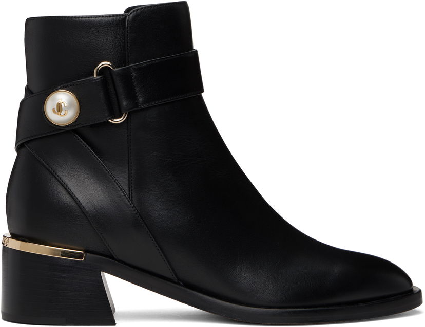 Skopleje Jimmy Choo Jimmy Choo Noor 45 Ankle Boots Sort | NOOR 45 SQM