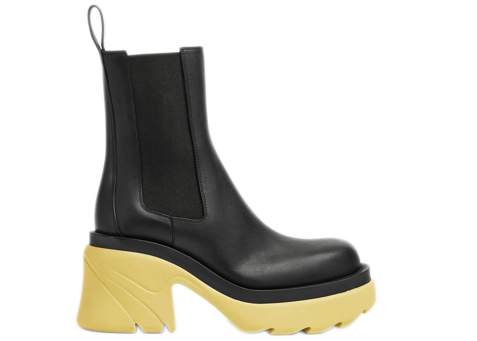 Sneakers og sko Bottega Veneta Flash Platform Ankle Boots Sort | 667148VBS501482, 0