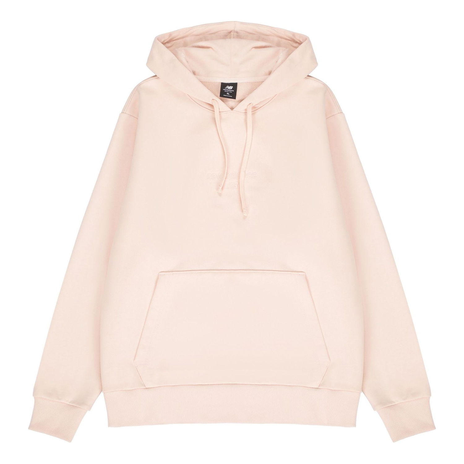 Sweatshirt New Balance Solid Color Knit Hoodie Lyserød | AMT21570-VRS, 0