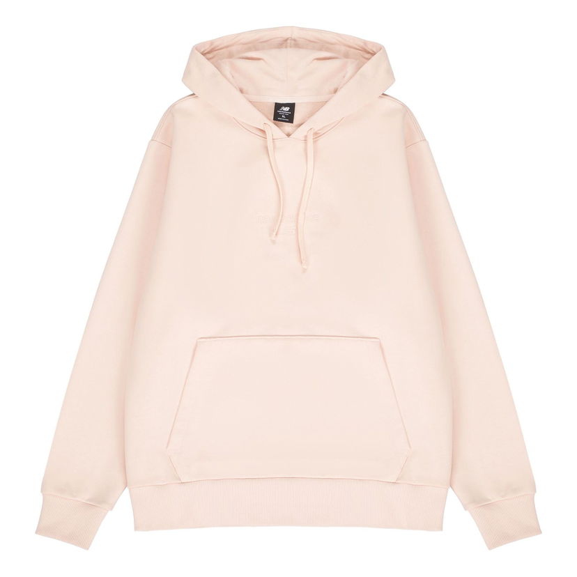 Sweatshirt New Balance Solid Color Knit Hoodie Lyserød | AMT21570-VRS