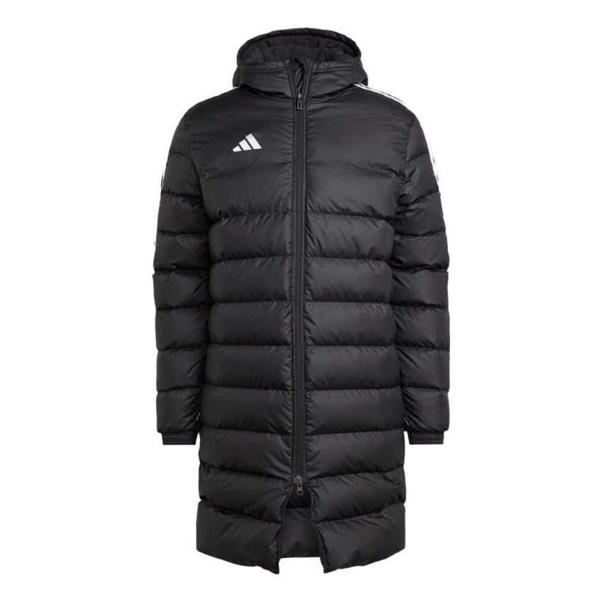 Puffer jakke adidas Originals Tiro League Long Down Jacket Sort | HS7238, 0