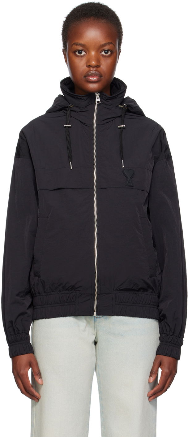 Jakke AMI Zip Jacket Sort | UJK048.276, 0