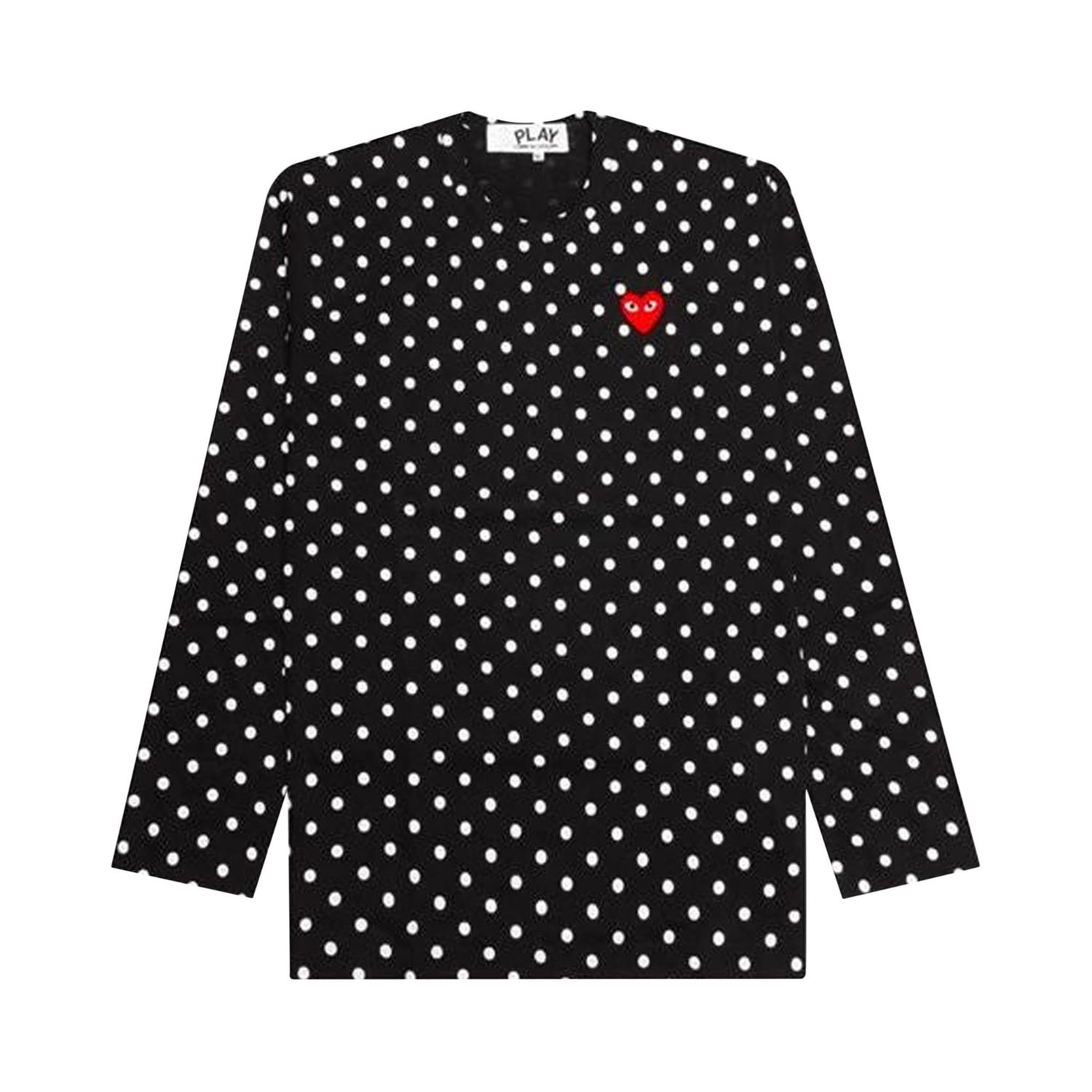 T-shirt Comme des Garçons Play Polka Dot T-Shirt Sort | AZ T166 051 1, 1