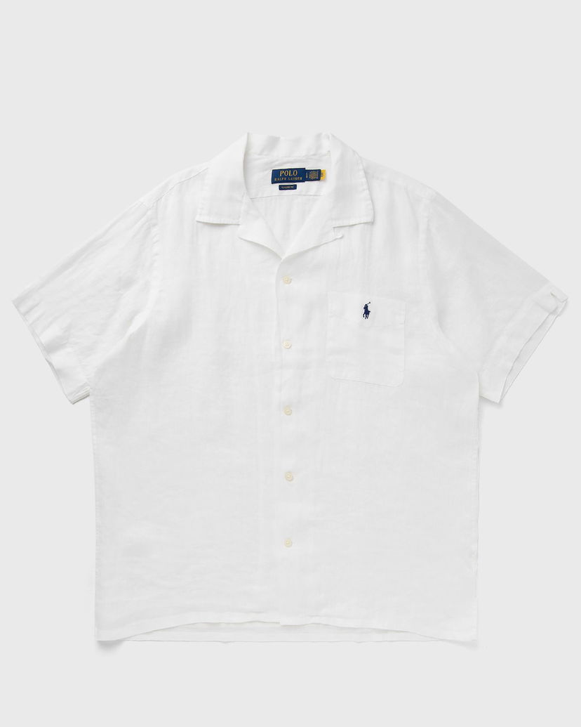 Skjorte Polo by Ralph Lauren Polo Ralph Lauren Linen Resort Shirt Hvid | 710966421007