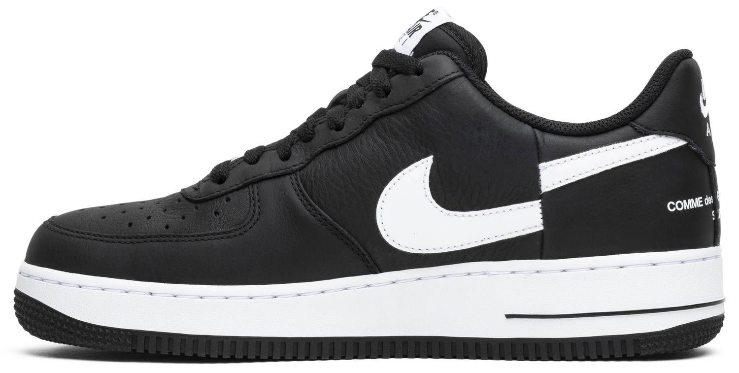 Sneakers og sko Nike Supreme x Comme des Garçons SHIRT x Air Force 1 Low Sort | AR7623-001, 1