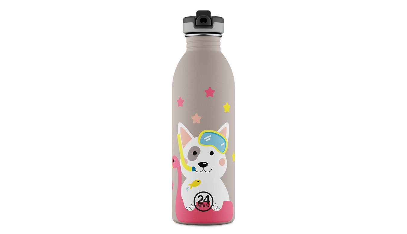 Drikkeflaske 24Bottles Urban Bottle Lucky Dog 500ml Flerfarvet | UB_050_1960, 1