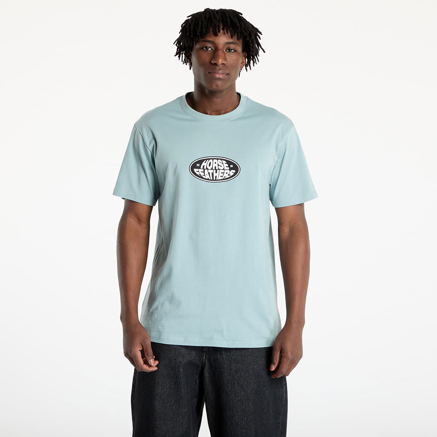 T-shirt Horsefeathers Horsefeathers Dynamo T-Shirt Turkis | SM1381B, 0