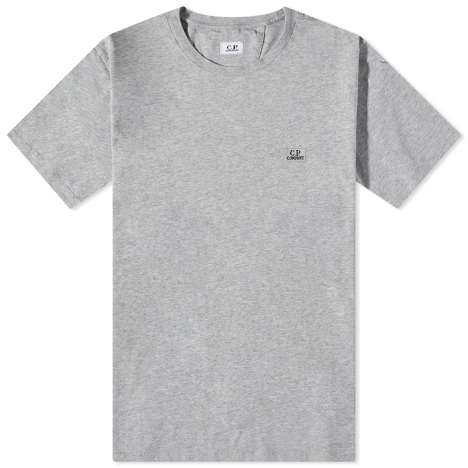 T-shirt C.P. Company Patch Logo Tee Grå | 14CMTS068A-005100W-M93, 0