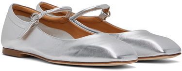 Tøj Aeyde Aeyde Uma Ballerina Flats Metalisk | A11-FL-RAZS08FL-123-920-051, 3