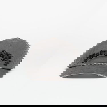 Kasket Palm Angels Curved Logo Distressed Cap Anthracite/ Black Universal Grå | PMLB104F25FAB0071110, 0