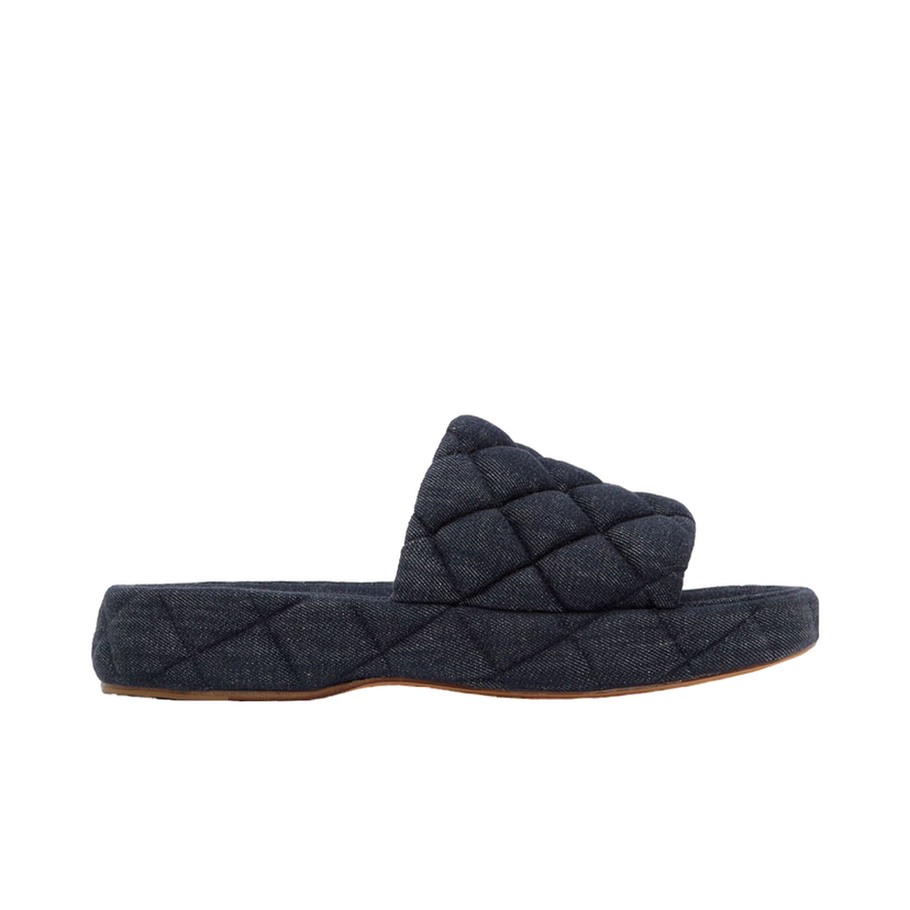 Sneakers og sko Bottega Veneta Denim Slide Sandals Blå | 709004 V26M0