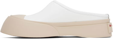 Tøj Marni Marni Pablo Sabot Slip-On Loafers Hvid | SNZW018502 P7226, 2
