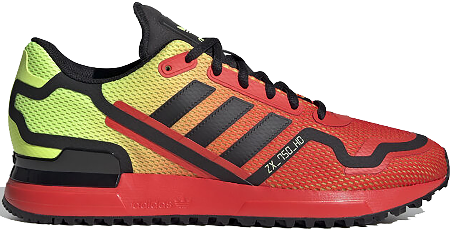 Sneakers og sko adidas Originals ZX 750 HD Glory Red Core Black Rød | FV8489, 0