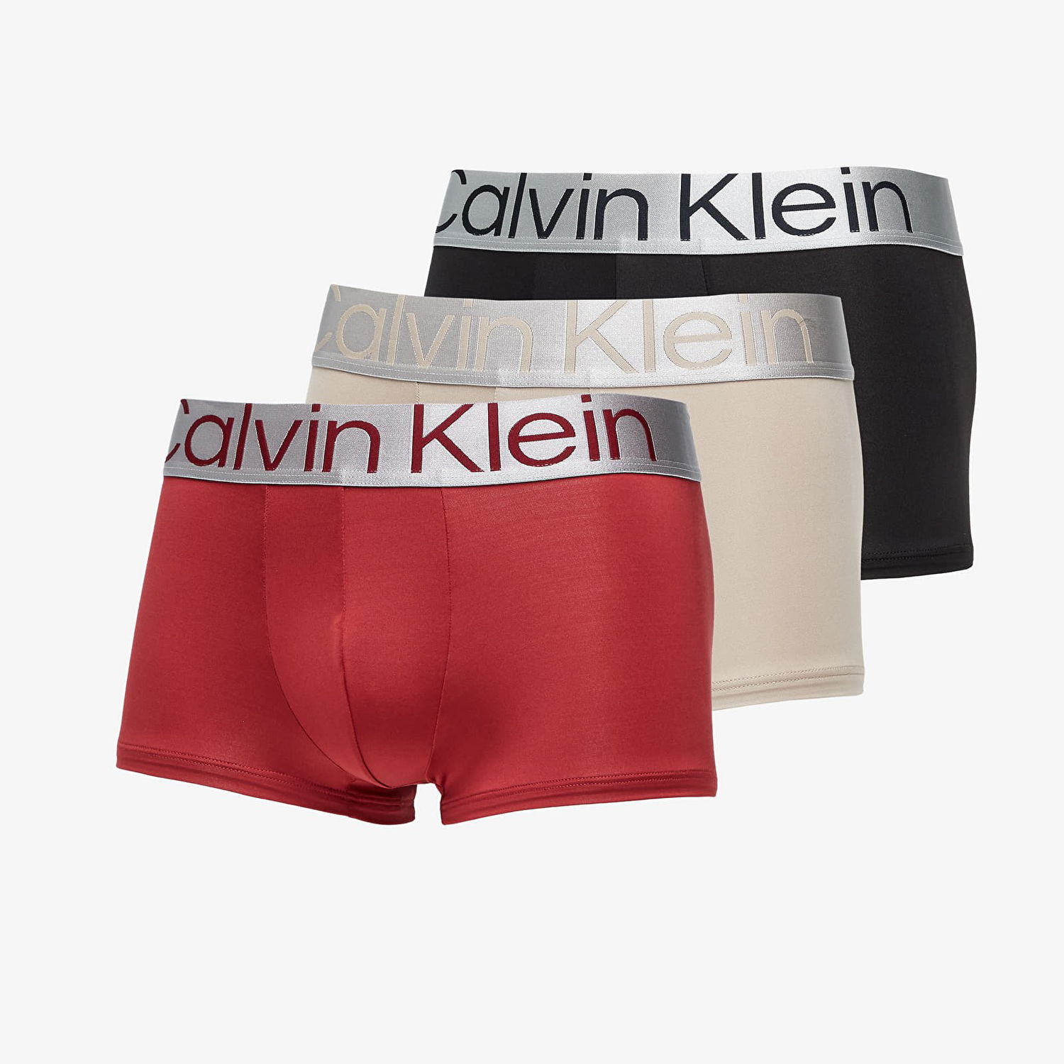 Boksere CALVIN KLEIN Reconsidered Steel Microfiber Low Rise Trunk Flerfarvet | NB3074A 6IF, 0