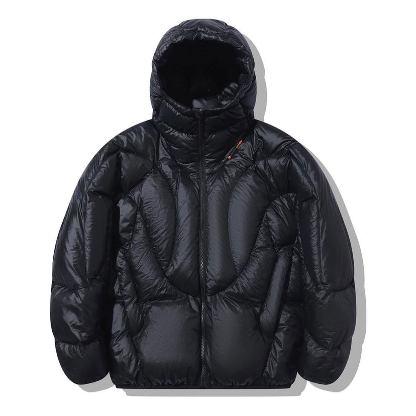 Puffer jakke Li-Ning Short Down Jacket Sort | AYMT035-6