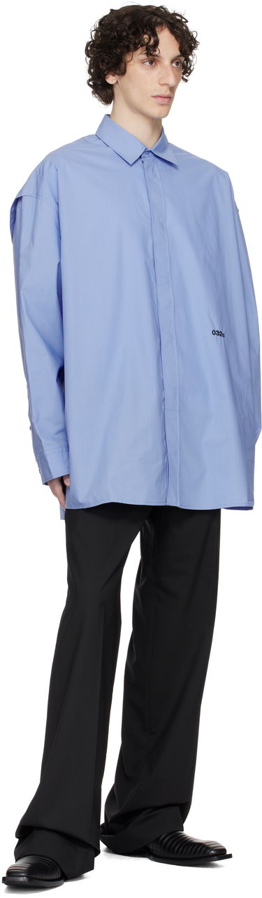 Bukser 032C 032c 'Office Attire' Wide Leg Suit Trousers Sort | S25-MRW-0903-000, 3