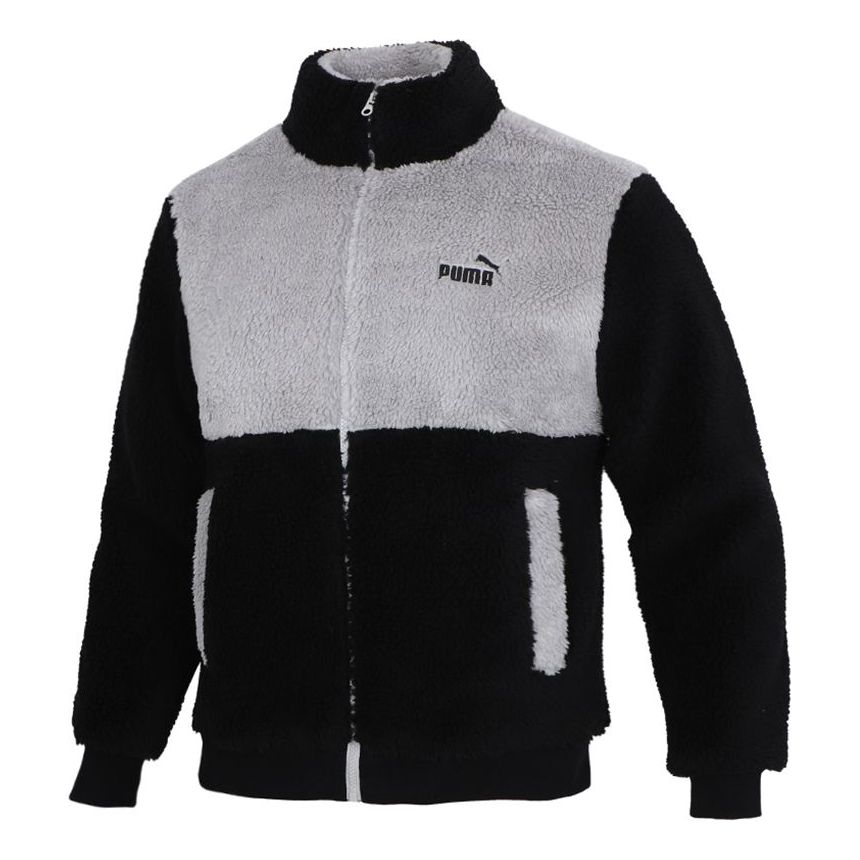 Sweater Puma Colorblock Sherpa Full Zip Jacket Grå | 848954-01, 0
