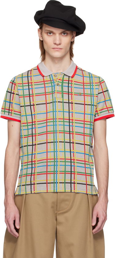 Polo skjorte Vivienne Westwood Vivienne Westwood Classic Plaid Polo Flerfarvet | 2H01000I-J009E-, 0