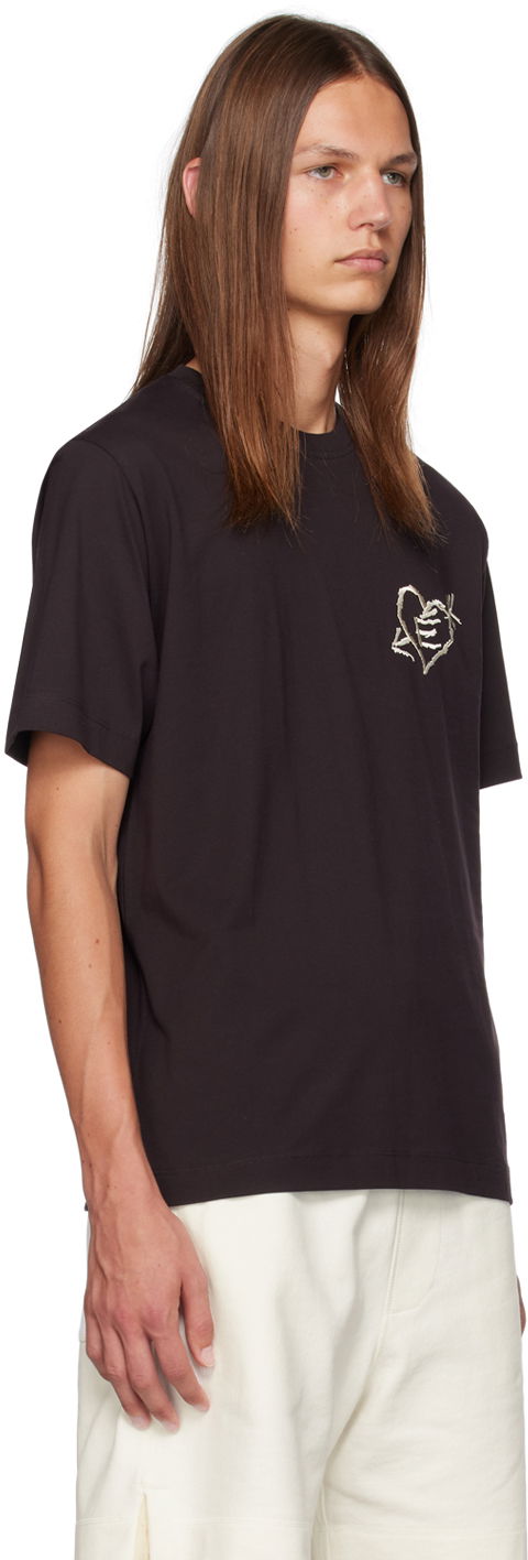 T-shirt Études Études Wonder Graffiti T-Shirt Brun | H23MM108A00770, 1