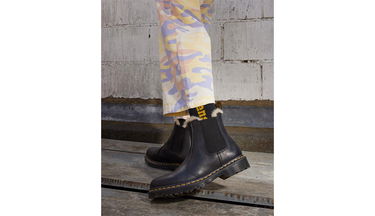 Sneakers og sko Dr. Martens 2976 Leonore Faux Fur Lined Chelsea Sort | DM21045001, 7