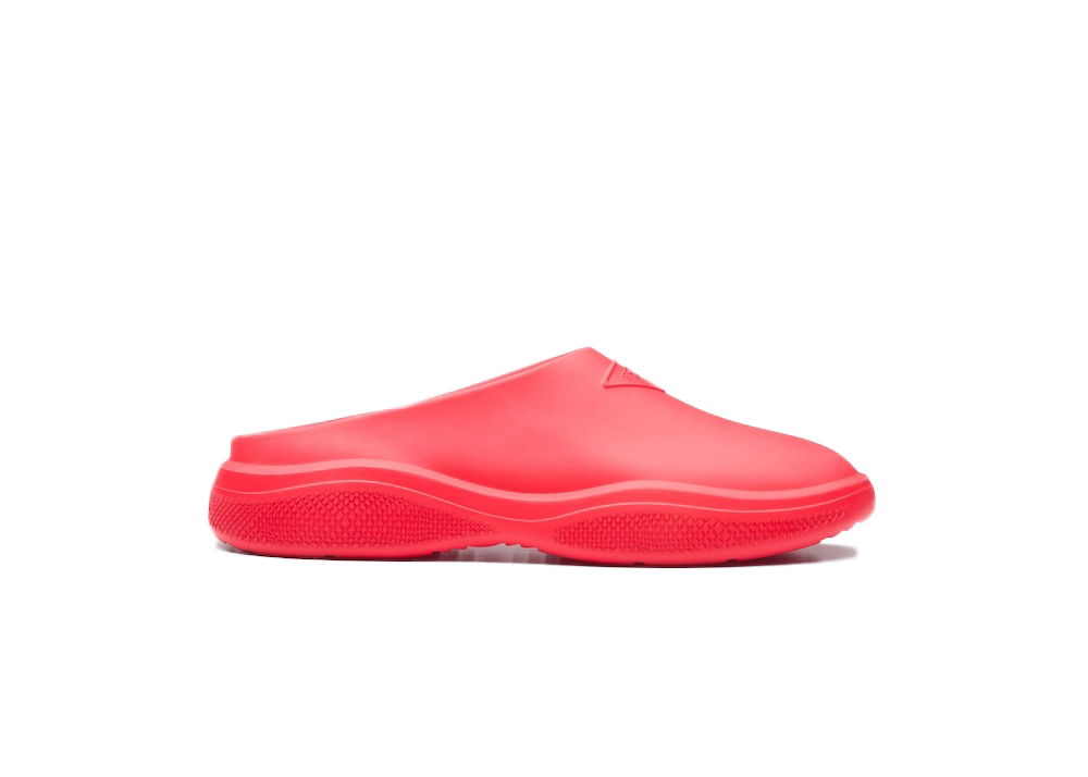 Sneakers og sko Prada Foam Rubber Mule 'Red' Rød | 2S2959_3LKD_F0011, 0