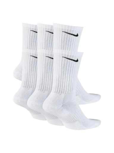 Sokker Nike Everyday Cushioned Training Crew Socks Hvid | SX7666-100