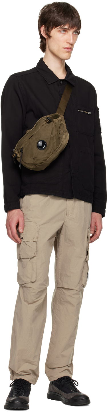 Cargo bukser C.P. Company C.P. Company Flatt Nylon Cargo Pants Beige | 18CMPA170A-005991G, 4
