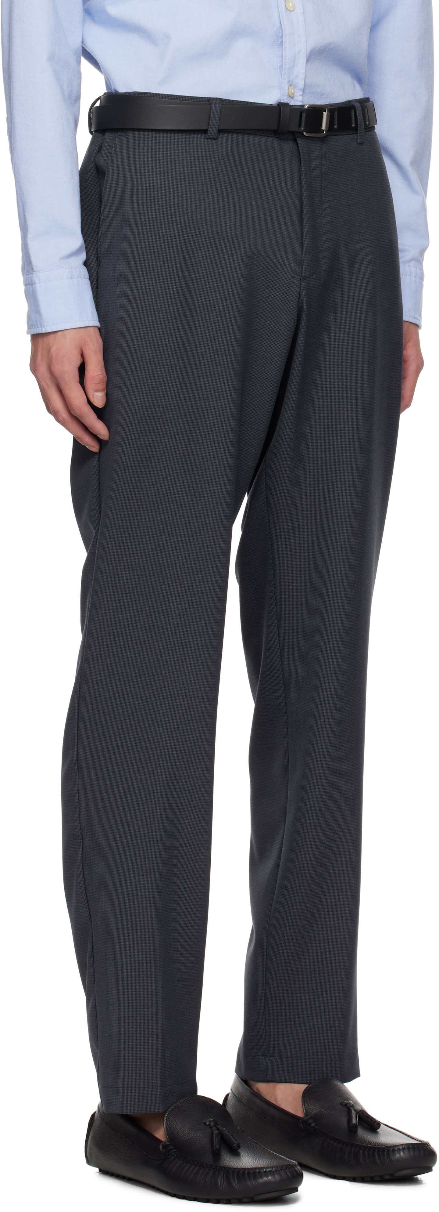 Bukser BOSS BOSS Houndstooth Dressletic Trousers Grå | 50534613, 1