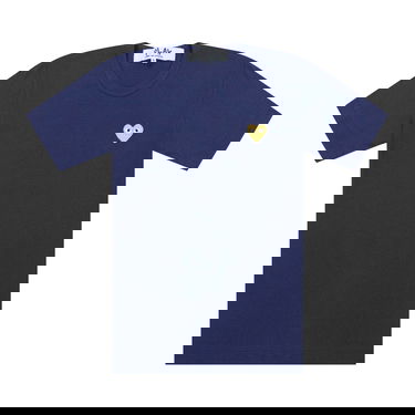 T-shirt Comme des Garçons PLAY Gold Heart T-Shirt Mørkeblå | AZ T216 051 2, 1