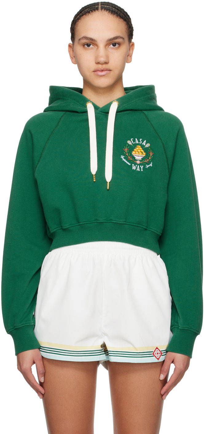 Sweatshirt Casablanca 'Casa Way' Hoodie Grøn | WPS24-JTP-120-01, 0