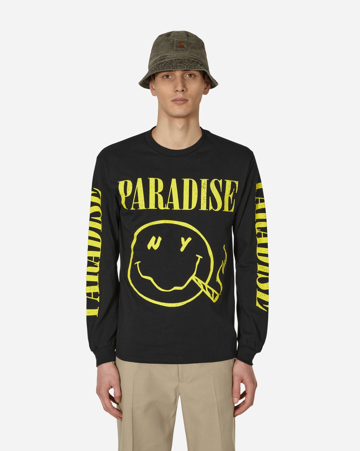 T-shirt PARADIS3 Nirvana In T-Shirt Sort | PANIRVANALS 002, 0