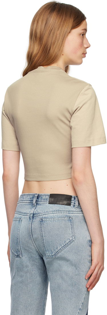 T-shirt Dion Lee Dion Lee Corset T-Shirt Beige | C3097P23, 2