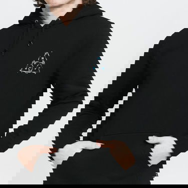 Sweatshirt HUF Broken Bones TT Hoodie Sort | 078587, 2