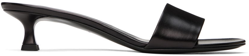 Tilbehør The Row The Row Combo Kitten Heel Sandals Sort | F1465-L34